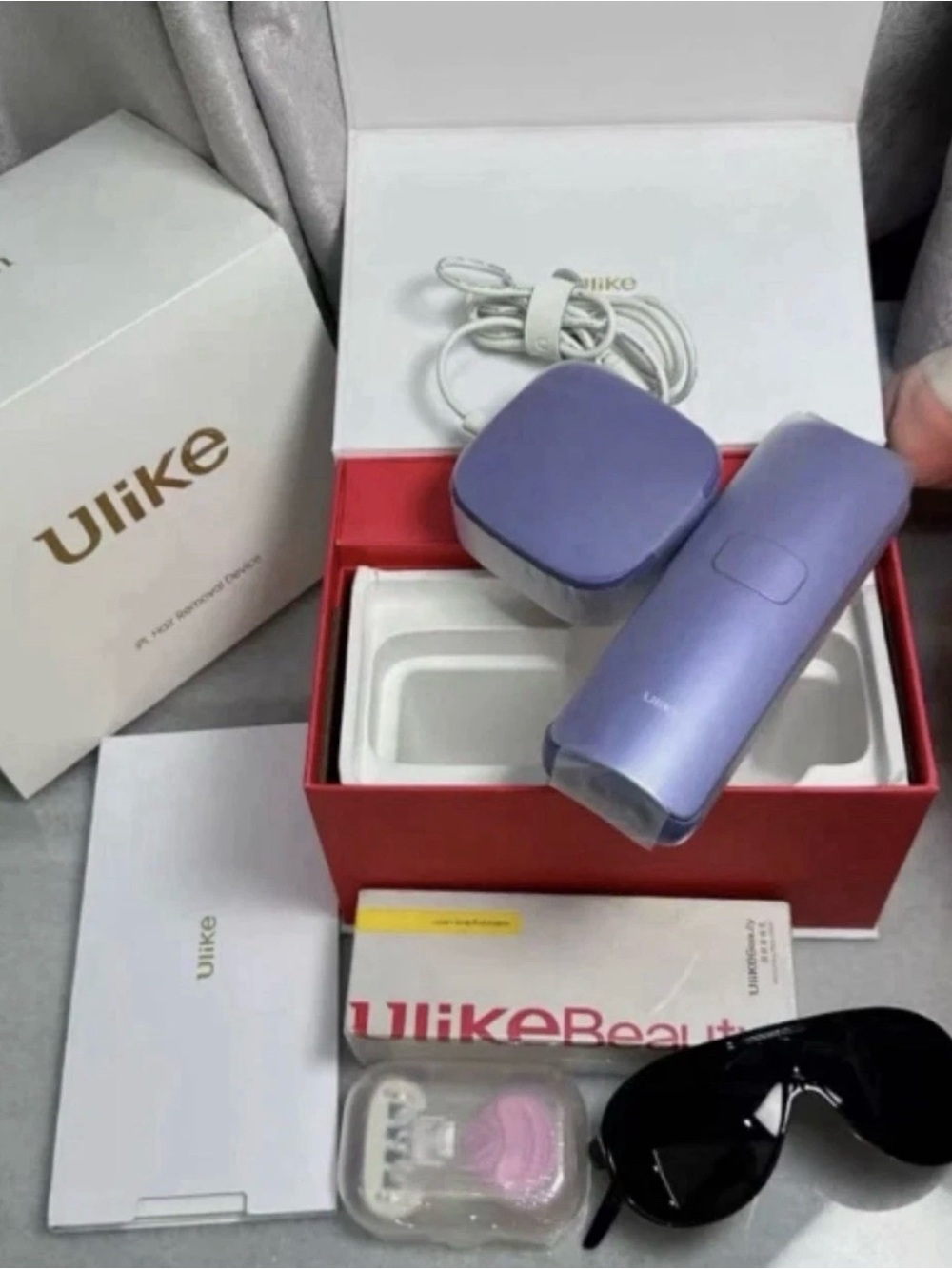 Ulike Purple Portable IPL Hair Removal Device for Women